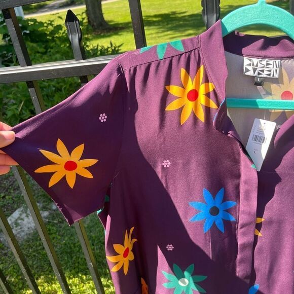 Anthropologie Dusen Dusen Daisy Silk Dress NWT - Picture 7 of 16